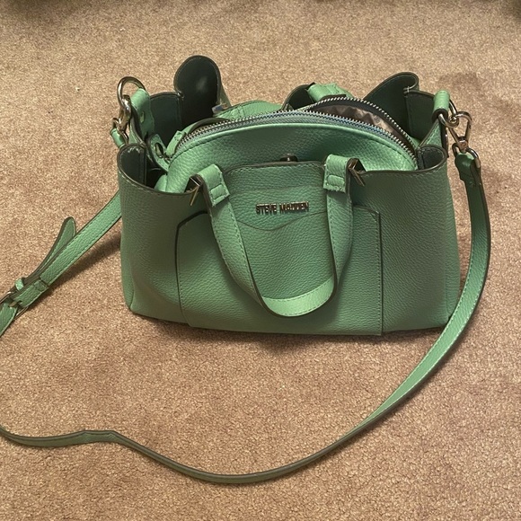 Steve Madden green purse - Picture 1 of 7